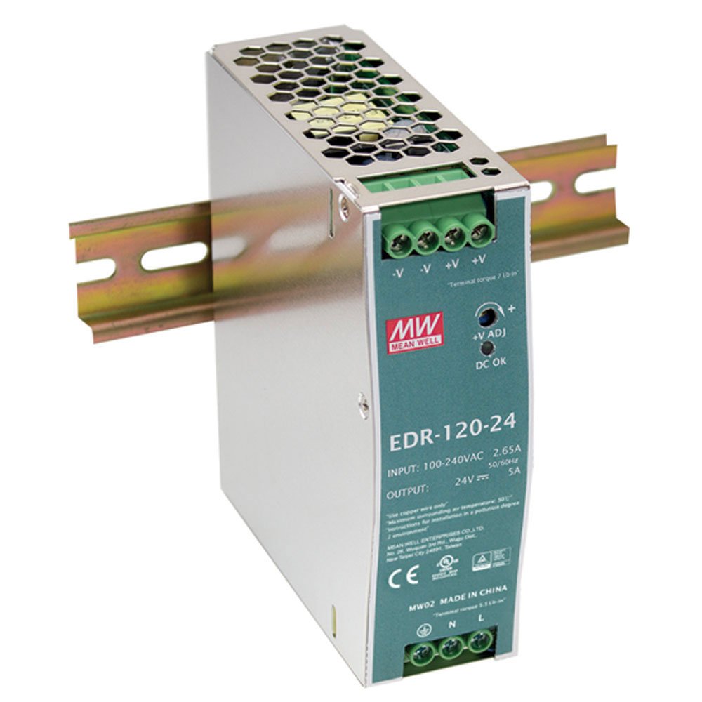 Mean Well EDR-120-48 48V 2.5A 120W Single Output Industrial DIN Rail Power Supply