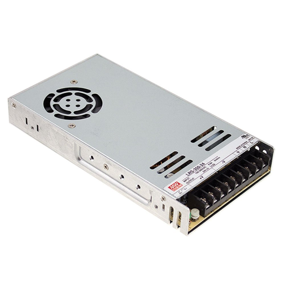 Mean Well LRS-350-24 350.4W 24V 14.6 Amp Single Output Switchable Power