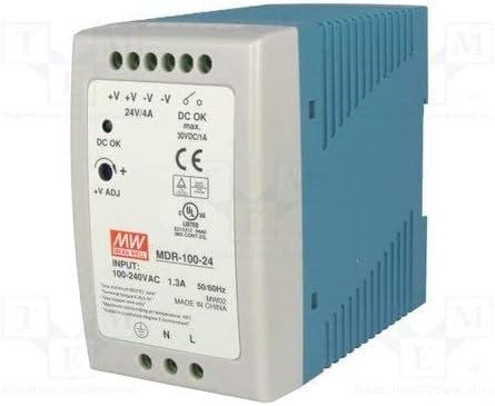 Mean Well MDR-100-24 Industrial Din Rail Power Supply 24V 4A 100W