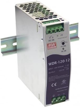 Mean Well WDR-120-24 Power Supply - 120W 24V 5A - Wide Input Range